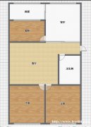 █公园边上，首付10万盛隆A区精装三室91平带小房 ，46万