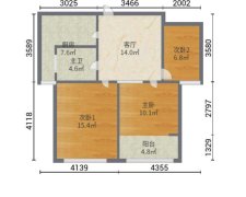 █文峰片捡漏房 106平3室5200/平毛坯现房 山水华庭